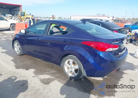 2013 Hyundai Elantra Gls from USA, damaged, VIN 5NPDH4AE2DH412439